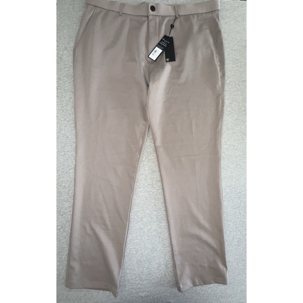 Greyson Montauk Golf Pants Tan Mens Size 40x32 NWT Soft Luxurious Stretchy Feel